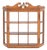 American Federal Style Pine Display Cabinet For Sale