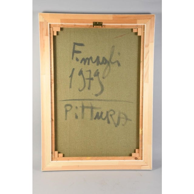 Francesco Magli (*1945), Abstract Painting, Pittura, Acrylic on Canvas, 1979, Italy For Sale - Image 11 of 12