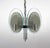 Art Deco Chrome & Glass Chandelier, 1920s For Sale - Image 12 of 15