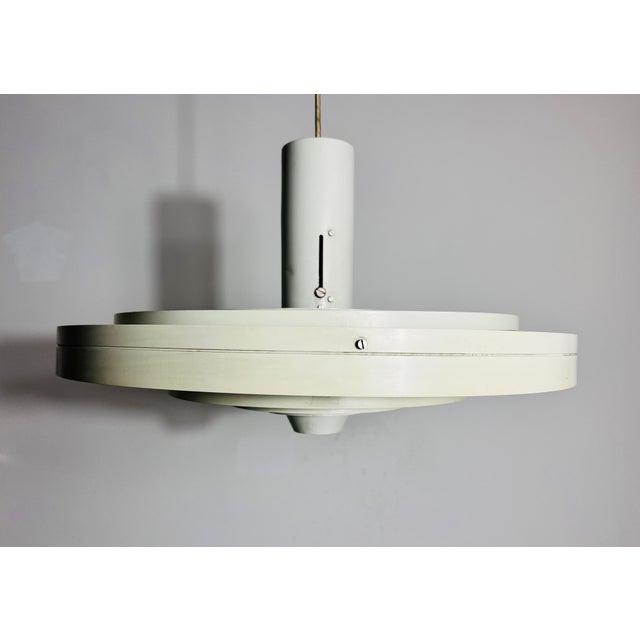 Mid-Century Modern White „Fibonacci“ Pendant Lamp by Fog & Morup, 1960s, Denmark For Sale - Image 3 of 12