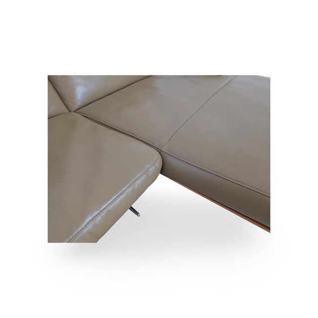 Koinor Marylin Corner Sofa in Leather For Sale - Image 10 of 14