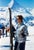 Zermatt Skier by Toni Frissell A skier prepares for her descent down a mountain in Zermatt, Switzerland, 1956. (Photo by...