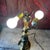 Metal Vintage Brass Table Lamp With Dual Bulb Sockets & Pull Chains For Sale - Image 7 of 14