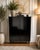 This striking vintage Scandinavian linen cabinet, attributed to Bodafors of Sweden, has been thoughtfully transformed into...