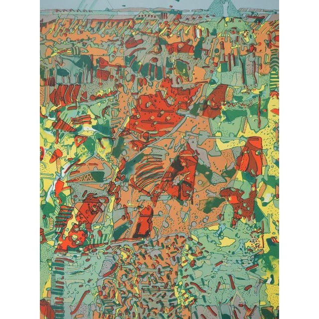 Jean-Pierre Vielfaure: Chaos, Lithograph For Sale - Image 5 of 9