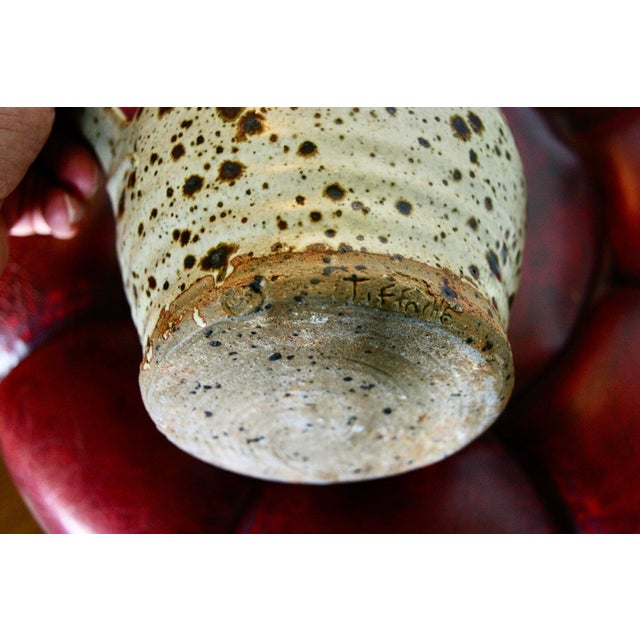 Pyrite Stoneware Ceramic by Gustave Tiffoche, 1970s For Sale - Image 9 of 10