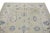 Early 21st Century Tan & Blue Floral Design Handwoven Wool Turkish Oushak Rug 6'3" X 8'7" For Sale - Image 5 of 7