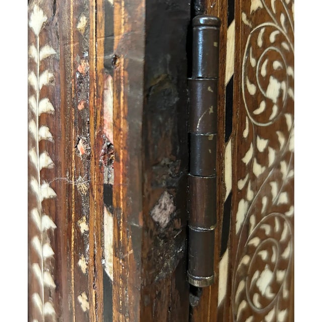 Superb 19th Century Anglo Indian Rosewood Cabinet, Intricate Inlay For Sale - Image 15 of 18