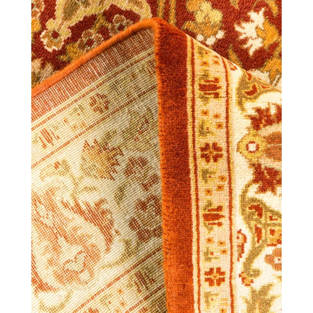 Mogul, One-of-a-Kind Hand-Knotted Area Rug - Orange, 3' 3" x 5' 4" For Sale In New York - Image 6 of 8