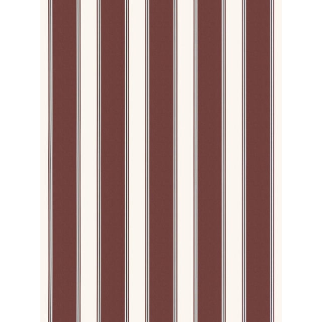 Made to coordinate with our satin and faille weave fabric in a bold, wider stripe, this fashionable motif is printed at...