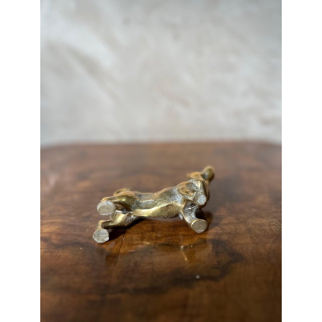 Vintage Basset Hound in Brass, 1960s For Sale - Image 3 of 11