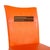 Animal Skin Orange Leather Chairs from Bert Plantagie, Set of 4 For Sale - Image 7 of 15