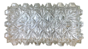 Small Rectangular Glass Flush Mount from ERCO, 1960s