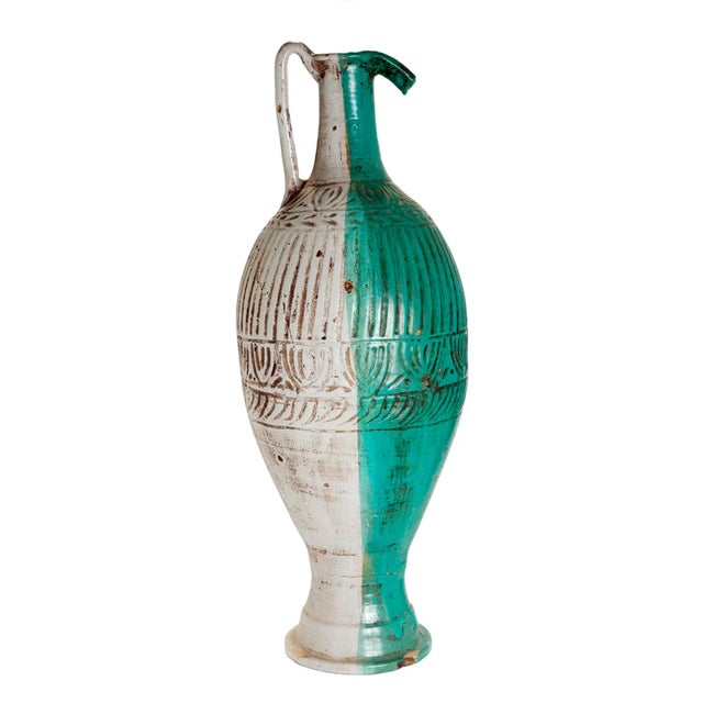 Mid 20th Century Mid 20th Century Moroccan Ceramic Urn For Sale - Image 5 of 11