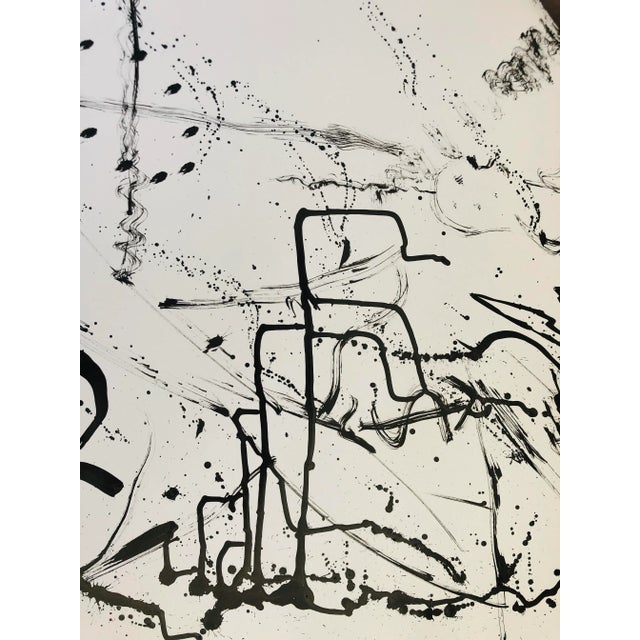 Original painting by ARTUG, 22x28, black ink on paperboard, signed, unframed