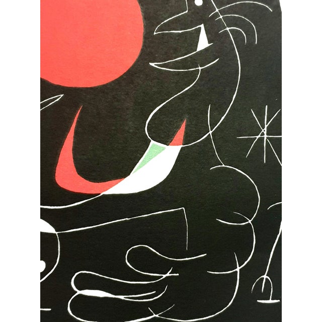 Joan Miro - Night Sky - Original Lithograph Artist: Joan Miro Editor: Maeght Year: 1956 Dimensions: 23 x 20 cm Reference:...