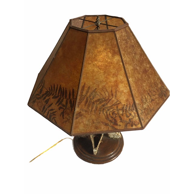 Arts and Crafts/Rustic Cabin Inspired Table Lamp For Sale - Image 4 of 12