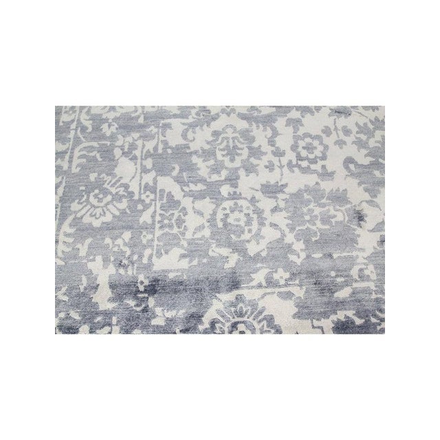 Textile 1990s Handwoven Contemporary Area Rug 9'1" X 12'1" For Sale - Image 7 of 12