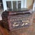 Paint 19th-Century Chinese Export Lacquer Tea Caddy Box With Gilt and Painted Figural Cartouches For Sale - Image 7 of 7