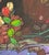Abstract Seed of Love II by Ifeoluwa Alade | Acrylic on canvas Child holding a flower with colorful background. For Sale - Image 3 of 3