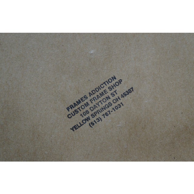 Antique 1921 Charles Leandre Francois De Curel French Comedy Lithograph Print, Framed For Sale - Image 12 of 12