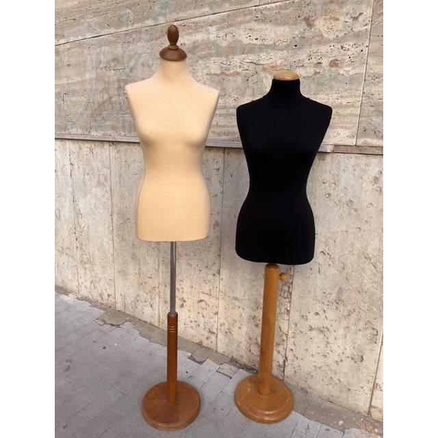 1960s Vintage Tailors Mannequins, 1960s, Set of 2 For Sale - Image 5 of 7