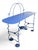 Cornflower Blue 1995 Postmodern Memphis Iron Entry Console Table For Sale - Image 8 of 12