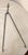 18th Century Antique 18th Century Wrought Iron Turned Brass English Fireplace Tongs Tool 10 For Sale - Image 5 of 11