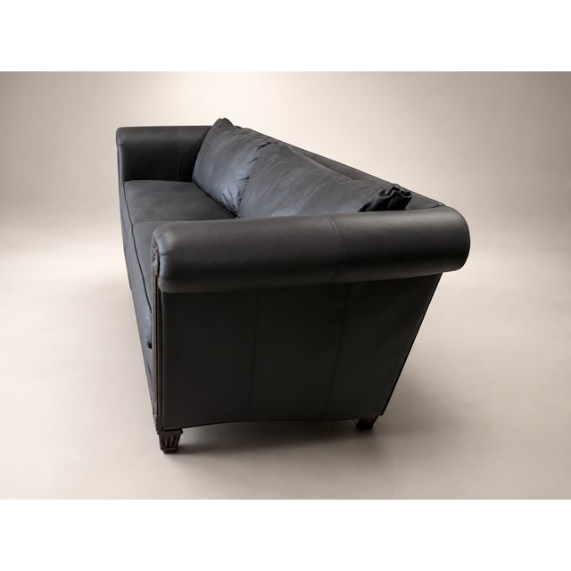 Animal Skin Loom Noir Celestial Sofa For Sale - Image 7 of 11