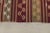 1970s Cabin Style Hand Knotted Striped Natural Oushak Kilim Rug For Sale - Image 9 of 13