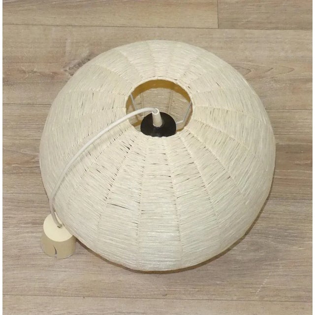 Mid-Century Raffiabast Bast Kordel Ball Lamp, 1960s For Sale - Image 5 of 11