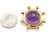 Metal 1980s Tiffany & Co. Paloma Picasso Yellow Gold Large Amethyst Pin Brooch For Sale - Image 7 of 7