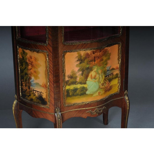French Louis XV Ornamental Display Case For Sale - Image 14 of 18