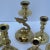 English Collection of 12 Signed Baldwin Solid Brass Candlestick Candle Holders For Sale - Image 3 of 10