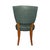 Mid Century Modern Upholstered Side/Desk Chair For Sale - Image 4 of 8