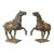 Late-19th Century Carved and Painted Wooden Tang Dynasty Horse For Sale