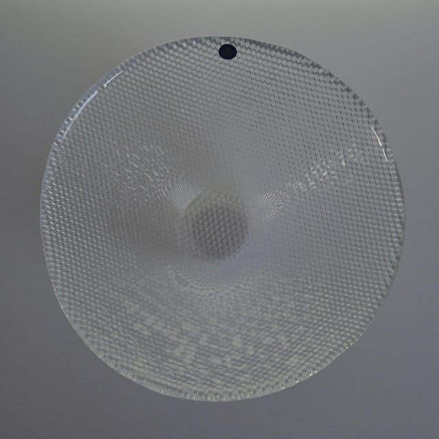 Danish Glass Bowl from Holmegaard, 1980s For Sale - Image 6 of 8