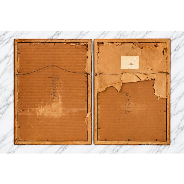 Pair Antique 19th Century Hand Colored Heraldic Engravings English Coat of Arms Art Framed Wall Decor For Sale - Image 18 of 18