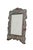 925 sterling silver art nouveau style vertical rectangular picture / photo frame featuring pierced, swirling floral and...