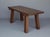Brutalist French Peg Table in Oak, 1940s For Sale - Image 4 of 17