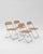 The iconic Plia folding chairs, designed by the renowned Italian designer Giancarlo Piretti for Castelli in the late...