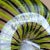 Mid 20th Century Vintage Venini Murano Signed Bianconi Black Yellow Filigrana Ribbons Italian Art Glass Decorative Fazzoletto Vase For Sale - Image 5 of 7