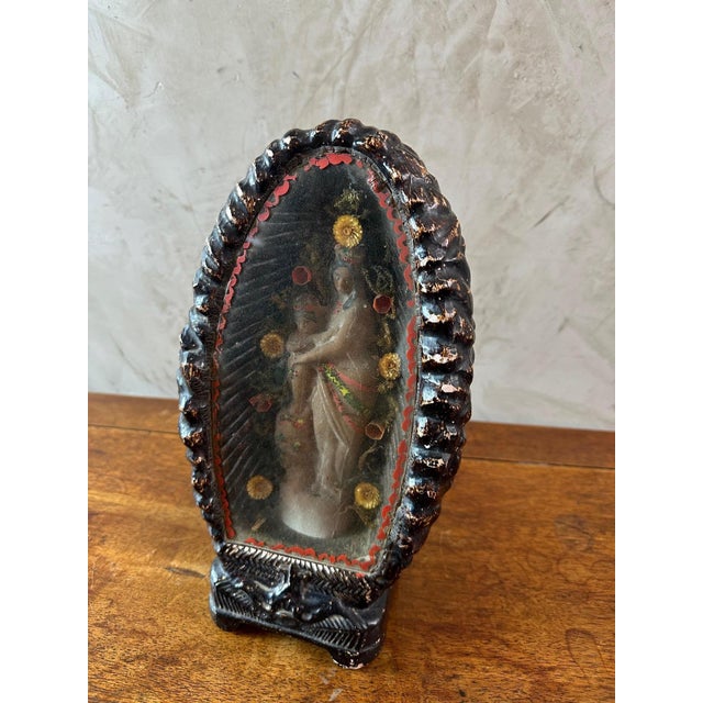 Virgin and Child Reliquary, 1890s For Sale - Image 12 of 12