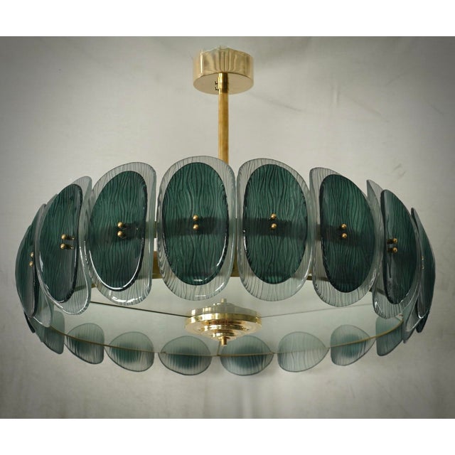 2000 - 2009 Vintage Pendant Light in Murano Art Glass, 2000 For Sale - Image 5 of 12