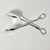 These silver plated salad tongs are by Towle Silver Co and manufactured in Italy. The are the traditional design of a...