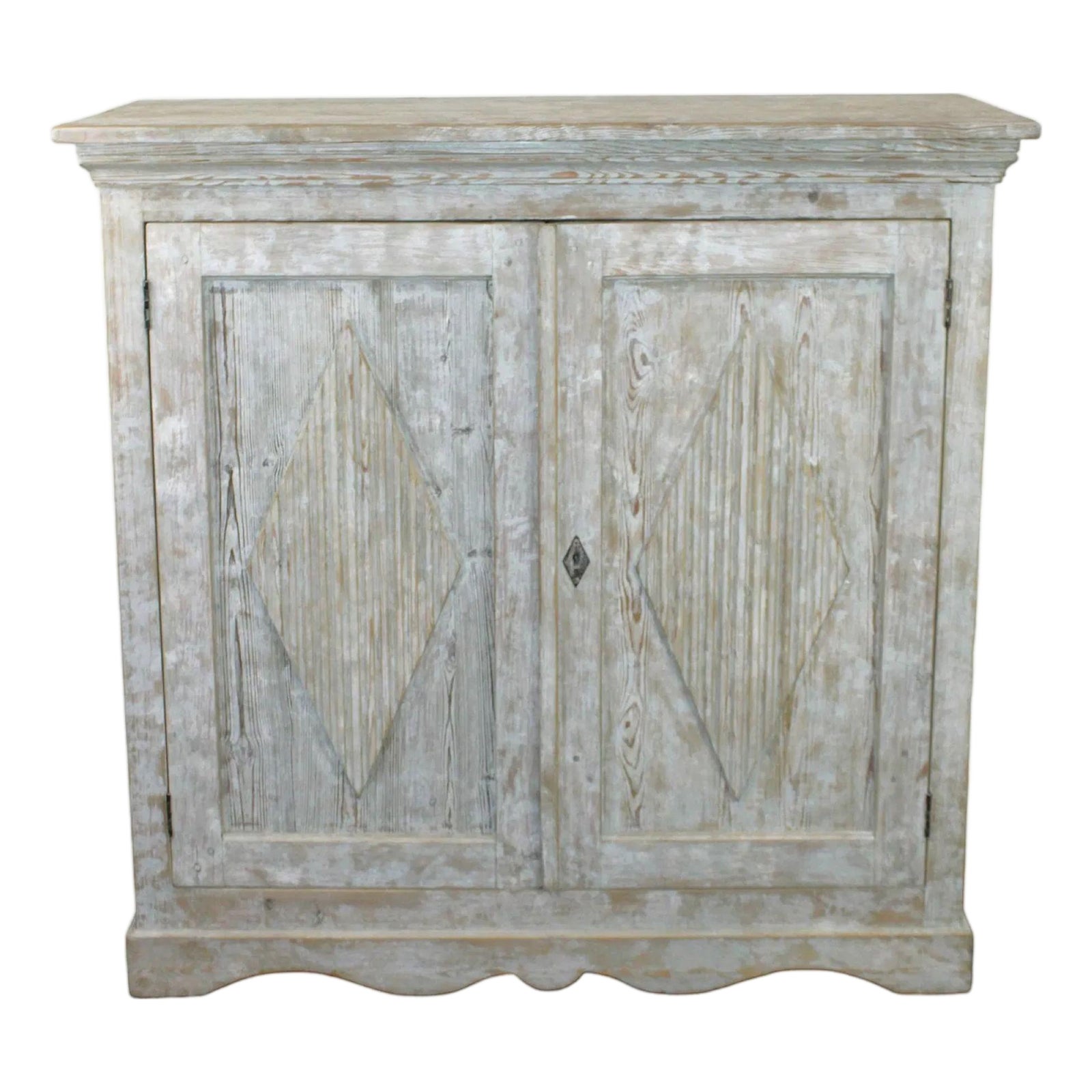 Swedish Original Paint, Pine Two-Door Buffet, Late 18th / Early 19th C ...