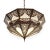Vintage Moroccan Metal Frosted Dish Pendant Light Small For Sale - Image 4 of 9
