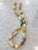 Lovely vintage mixed beaded necklace. A collection of Turquoise, yellow jade, amethyst, aqua marine, agate. Designed by...