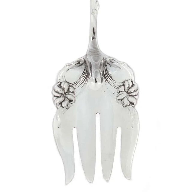 Late 19th Century Sterling Silver Fork & Spoon For Sale - Image 4 of 8