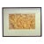 Vintage 1980 Pressed Flower Petal Collage Signed H. White Framed Marquetry Style For Sale